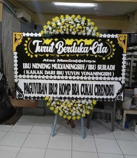Papan Bunga Duka Ciwangi Bungursari